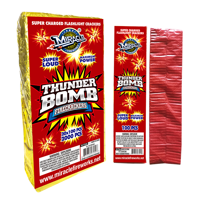 THUNDER BOMB FIRECRACKERS(100 COUNTS)