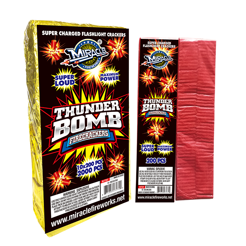 THUNDER BOMB FIRECRACKERS(200 COUNTS)