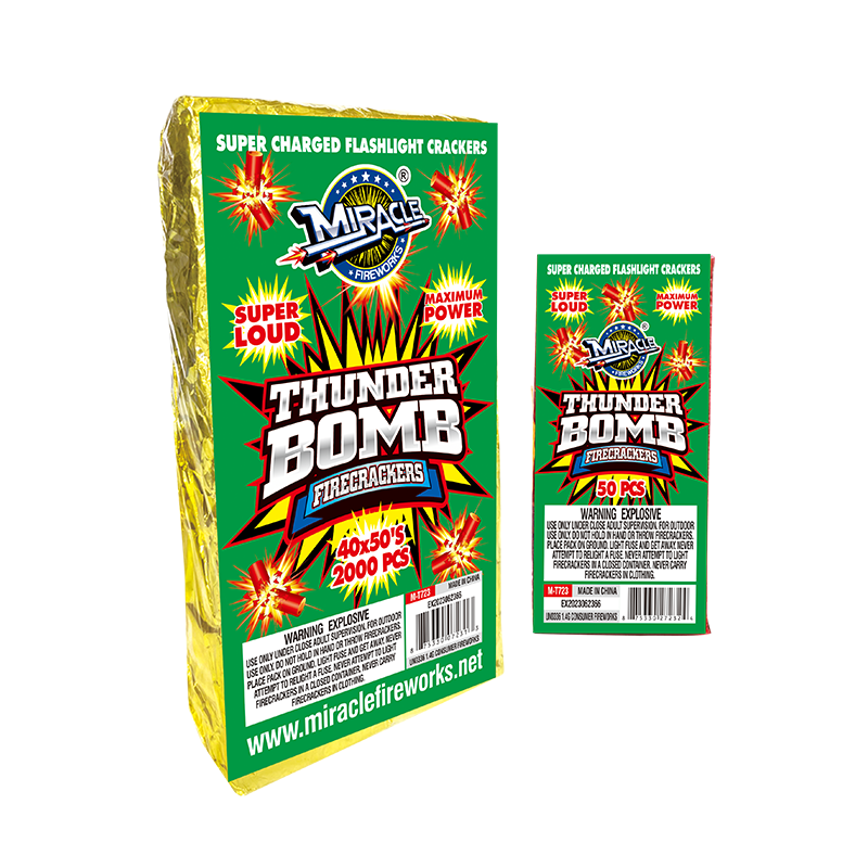 THUNDER BOMB FIRECRACKERS(50 COUNTS)