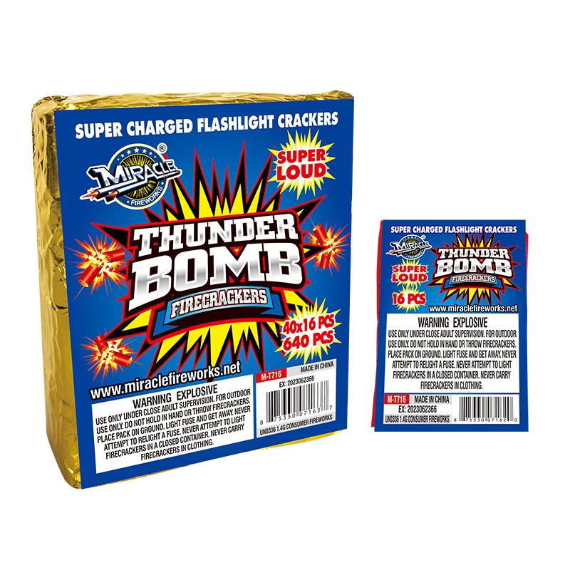 THUNDER BOMB FIRECRACKERS(16 COUNTS)