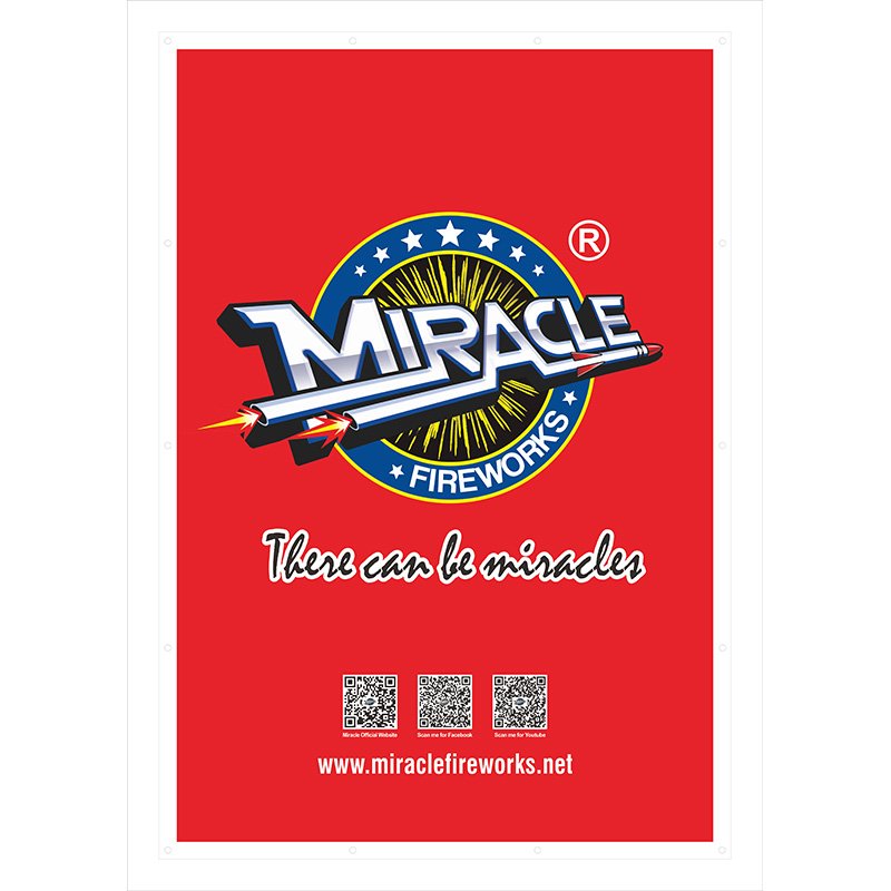 Miracle outdoor banner(vertical)